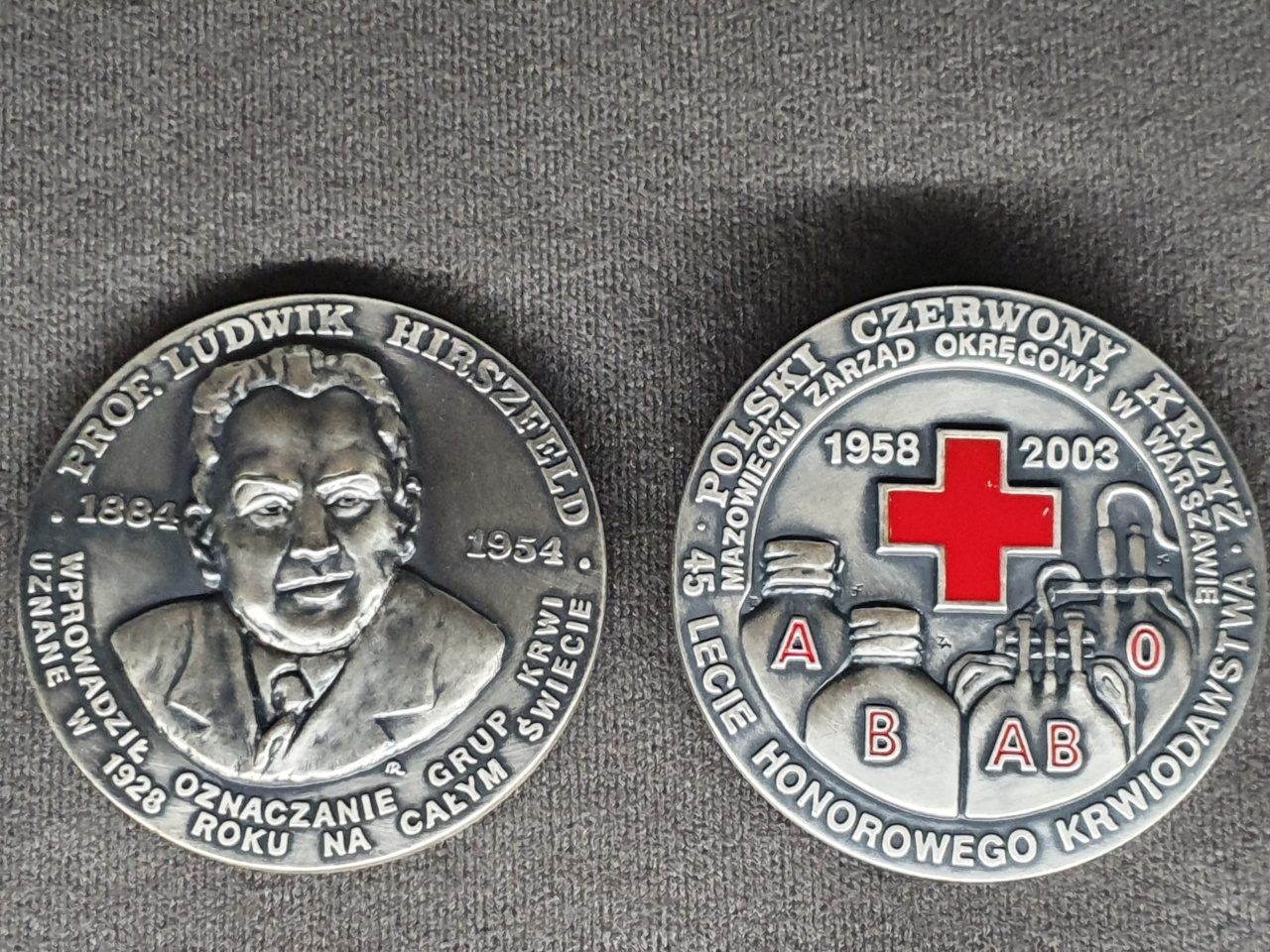 Ludwik Hirszfeld's medal, The City Museum of Wrocław (1).jpg
